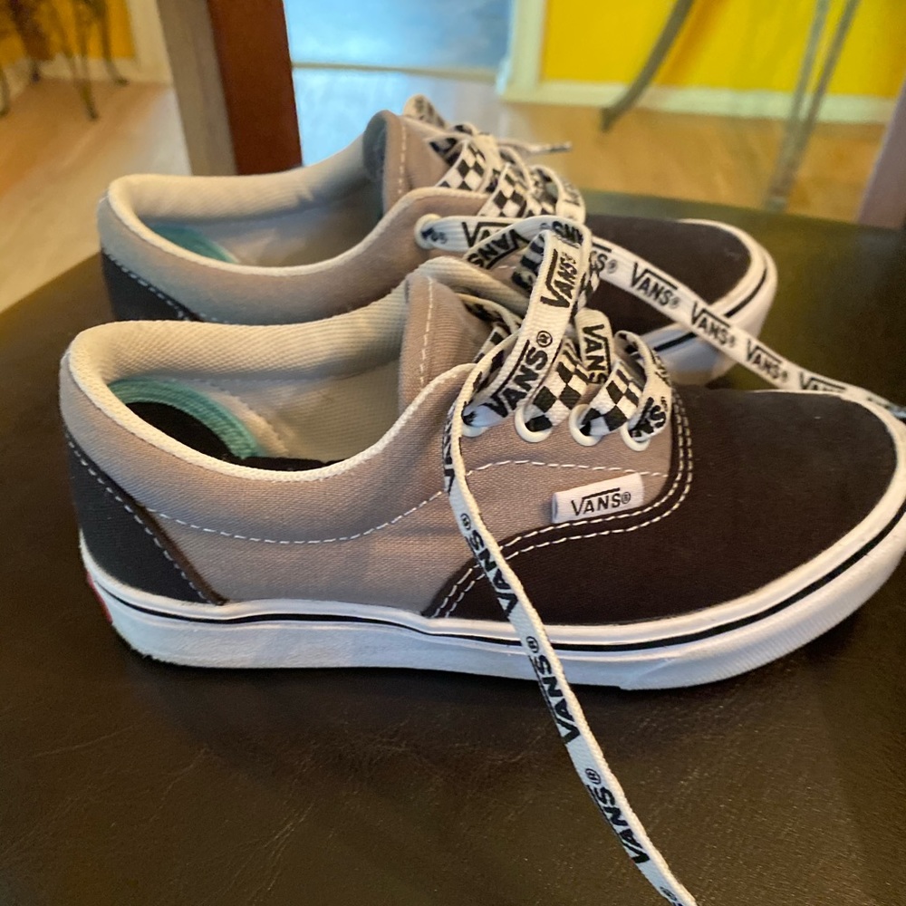 Vans-Laced up comfy cush kids sneakers